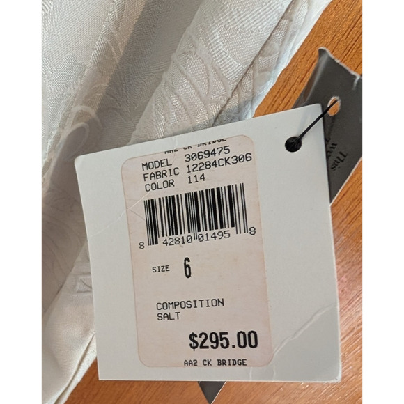 Calvin Klein CK Silk Pleated Skirt Size 6 New with tags NEW - Picture 7 of 7